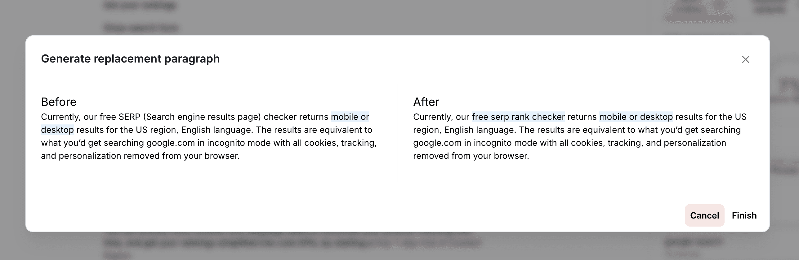 Automatically add keywords